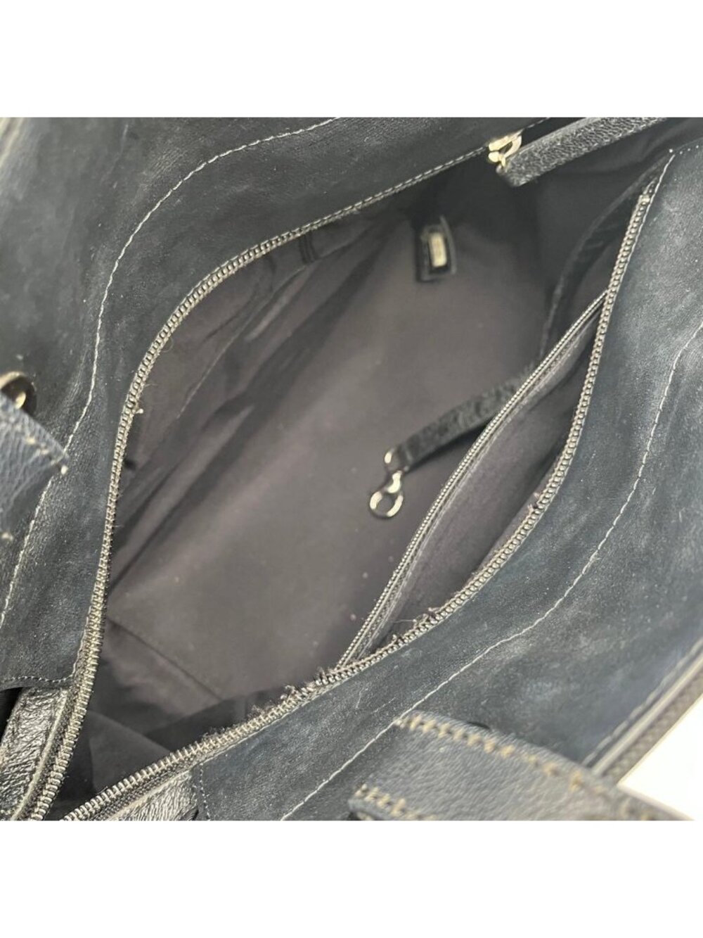 ★SOLD★ Chanel Paris Biarritz PM Tote Black - Picture 4 of 10